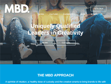 Tablet Screenshot of mbdesign.com